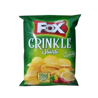 فوكس شيبس بالفلفل والليمون 100 جم