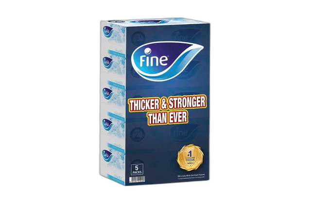 Fine Facial Tissues 5 x 200 2ply