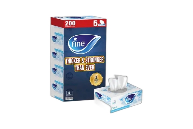 Fine Facial Tissues 200s 2ply