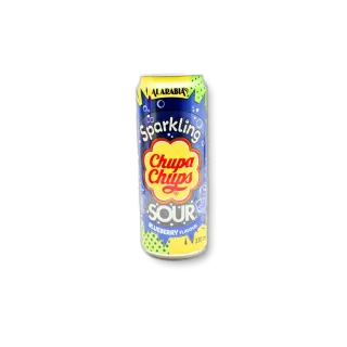 Chupa Chup Sparkling Sour Blueberry, 330ml