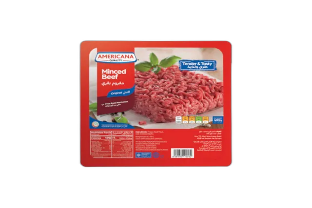 Americana Square Minced Beef, 400g