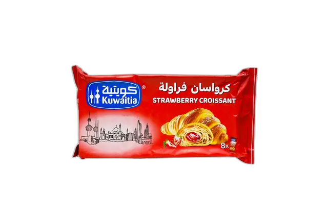 كويتية كرواسون بالفراولة 8 x 55 جم