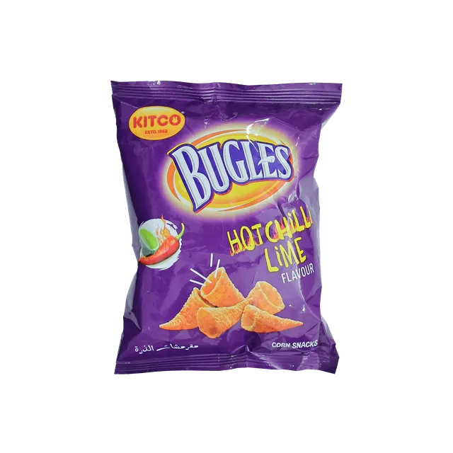 Kitco Bugles Hot Chili & Lime Chips