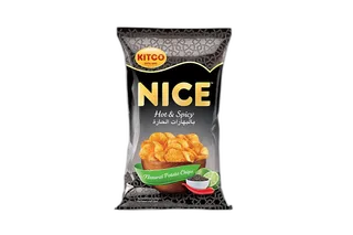 Kitco Nice Hot and Spicy Chips, 45g