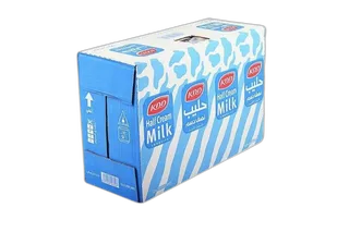 Kdd Long Life Half Cream Milk, 1L*12 Pack