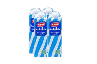 Kdd Long Life Full Cream Milk, 1L*4 Pack