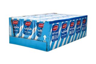كي دي دي حليب نصف دسم 24 x 250 مل