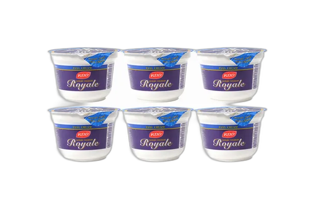 Kdd Royal Yoghurt 6 x, 180g