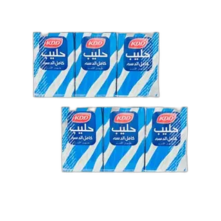 Kdd Long Life Full Cream Milk 6 x, 250ml