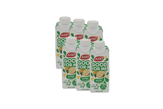 كي دي دي مشروب موهيتو ناس بالليمون والنعناع 6 x 250 مل