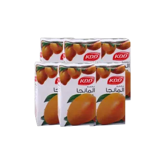 عصير كي دي دي مانجو نكتار 6 x 250 مل