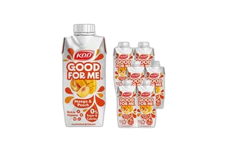Kdd Mango & Peach Nas Drink 6 x, 250ml