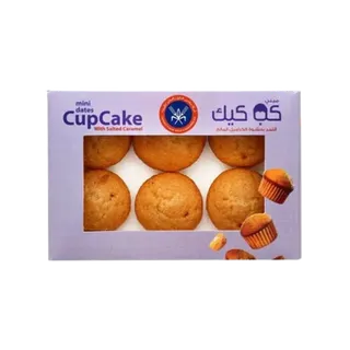 كي اف ام ميني كب كيك بالتمر والكراميل المملح 6 x 23 جم