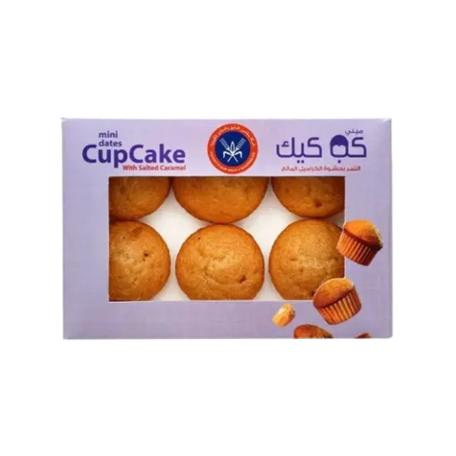 كي اف ام ميني كب كيك بالتمر والكراميل المملح 6 x 23 جم