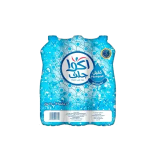 أكوا جلف مياه شرب قليلة الصوديوم 6 x 1.5 لتر