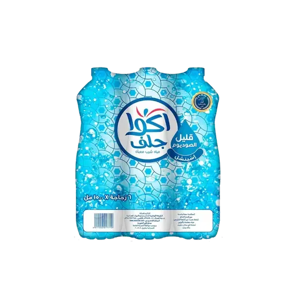 Aqua Gulf Low Sodium Drinking Water 6 x, 1.5L