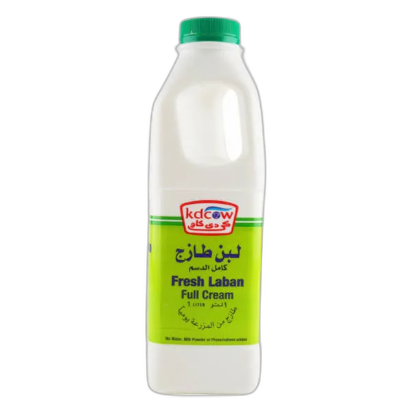 ك.د.لبن طازج كامل الدسم بقري 1 لتر