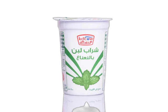 كي دي لبن بقري طازج بالنعناع 200 مل