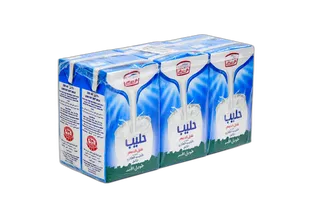 كي دي سي حليب قليل الدسم 6 x 250 مل
