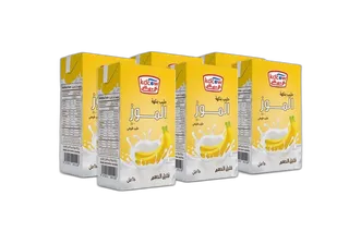 حليب بقري بالموز كي دي 6 x 250 مل