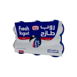 كي دي زبادي طازج قليل الدسم 6 x 170 جم
