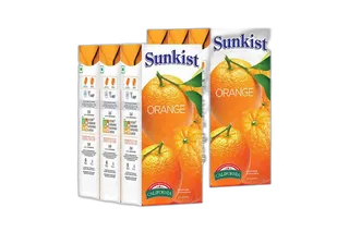 Sunkist Orange Juice 6 x, 250ml