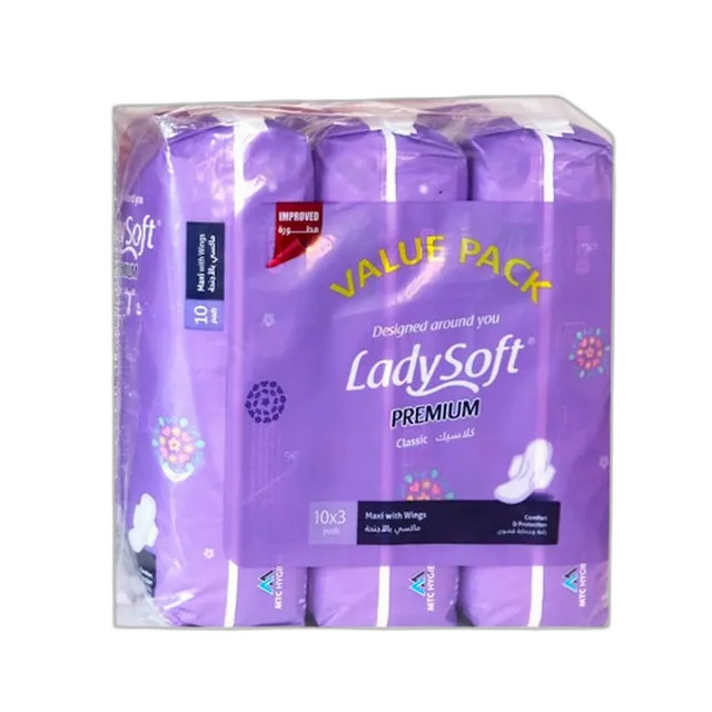Ladysoft Maxi With Wings 3x10pcs