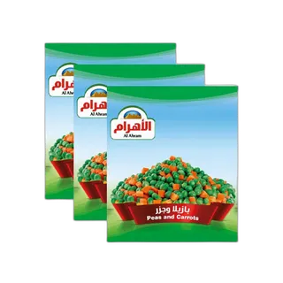 الاهرام بازلاء وجزر 3 x 400 جم