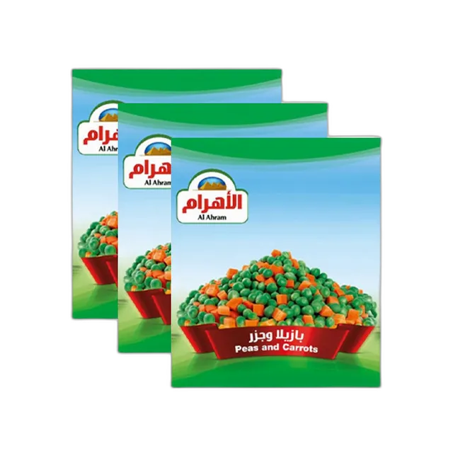 Al Ahram Peas and Carrots 3 x, 400g