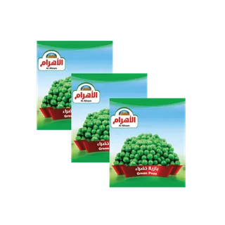 Al Ahram Green Peas 3 x 400 gm