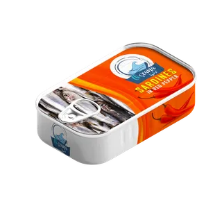 Oceana Sardine with Red Chili, 125g