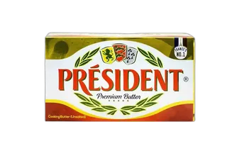 President Unsalted Butter 4 x, 100g