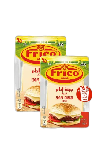 فريكو شرائح جبنة إدام غنية عبوة 2 × 150 جم