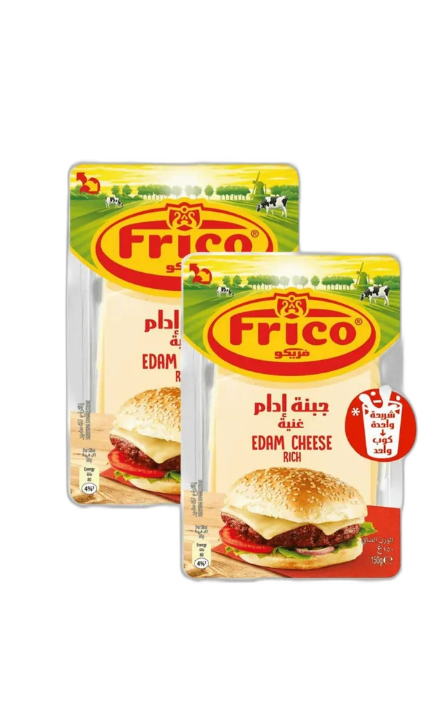 فريكو شرائح جبنة إدام غنية عبوة 2 × 150 جم