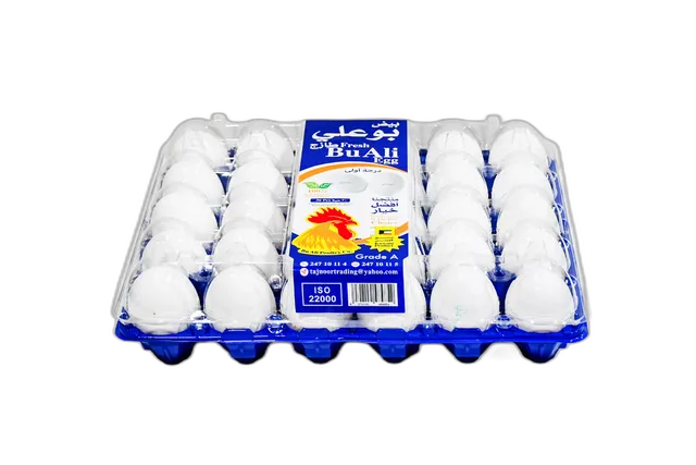 BO Ali Kuwaiti White Egg Tray ( Plastic) 30 Pack