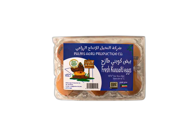 صينية بيض نباتي بني من بالمز أجرو 60/70 6