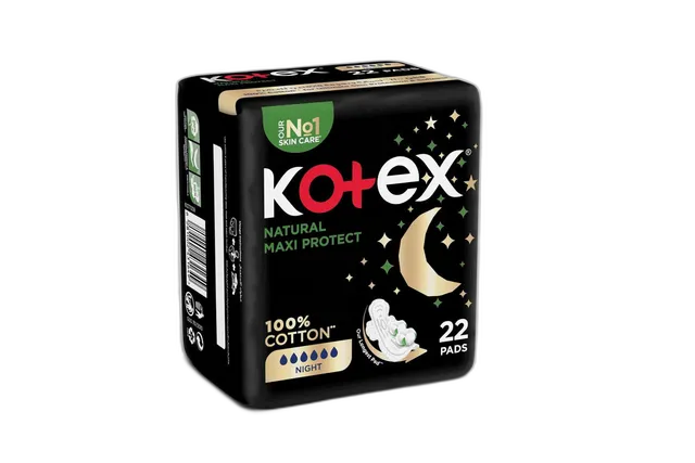 Kotex Maxi Thick Natural Night 22s