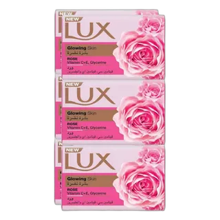 Lux Bar Glowing Skin Rose, 170g x 6