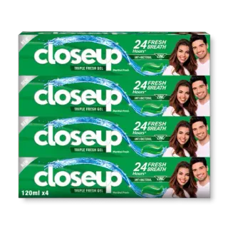 Close UP Menthol Fresh 4 x, 120ml
