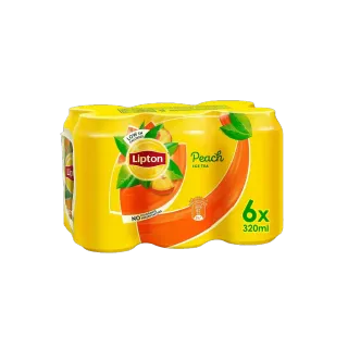 ليبتون شاي مثلج بالخوخ 6 x 320 مل