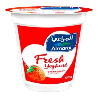 Almarai Maher Set Strawberry Youghurt, 100g