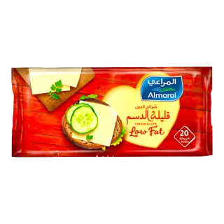 Almarai Low Fat Slices Cheese, 400g