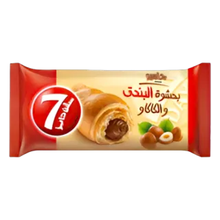 7 Days Jumbo Hazelnut & Coca Croissant, 100g