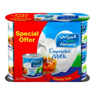 المراعي حليب مبخر 6 x 170 جم