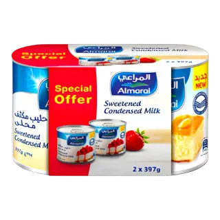 المراعي حليب مكثف محلى 2 x 397 جم