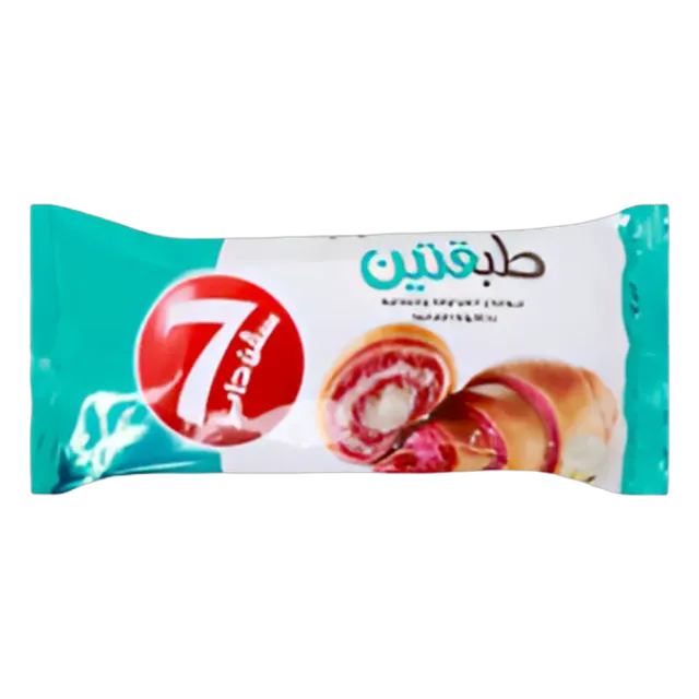 7 Days Croissant Strawberry With Vanilla Filling, 90g