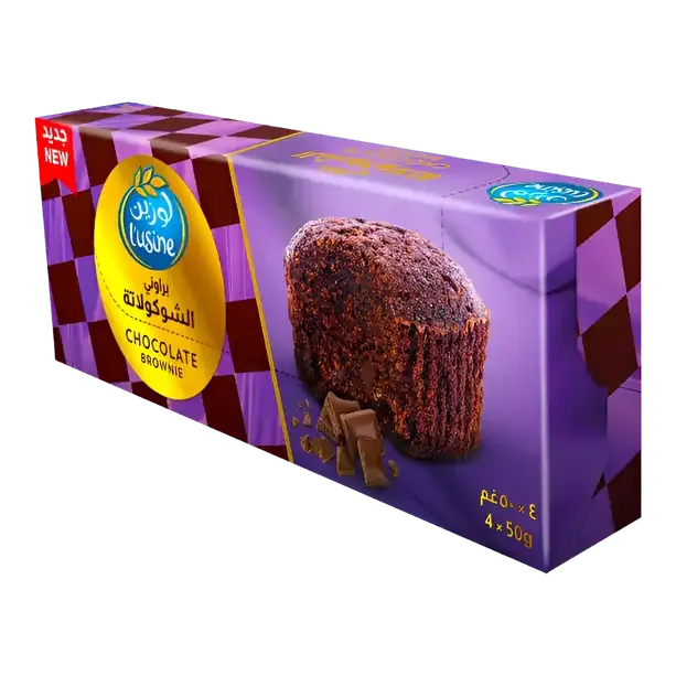 Lusine Chocolate Brownie 4 x, 50g