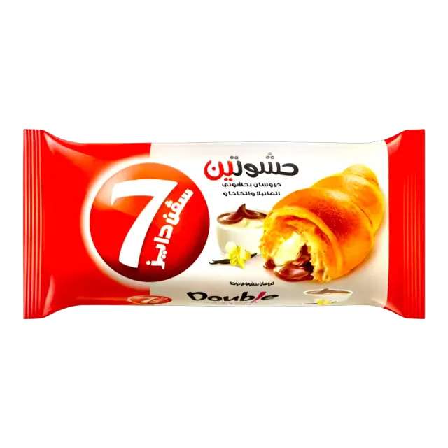 المراعي سفن دايز حشوة مزدوجة بالفانيليا والفراولة 55 جم