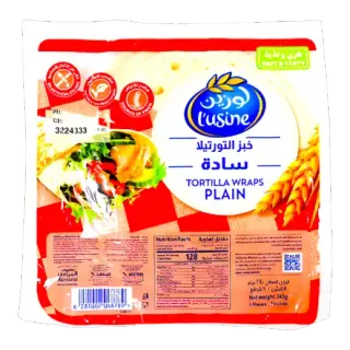 لوزين خبز تورتيلا سادة 240 جم