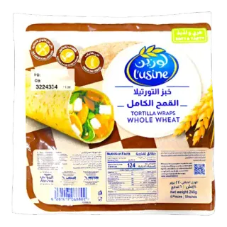 لوزين خبز التورتيلا بالقمح الكامل 240 جم